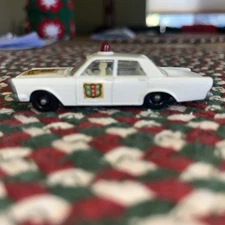 Matchbox Series 55 Vintage Police Car Made By Lesney/England Original Box