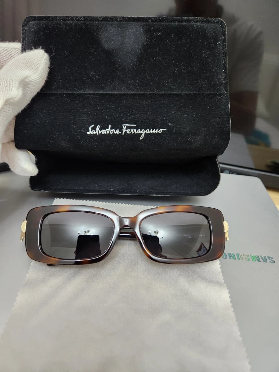Salvatore Ferragamo Brown Sunglasses for Men for sale | eBay