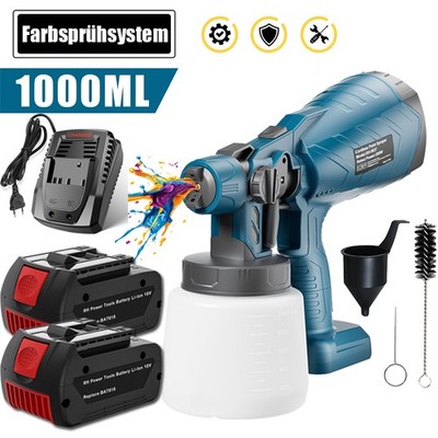 Spritzpistole für Bosch 18V Akku Farbspritzpistole Bat618 Batterie / Ladegerät