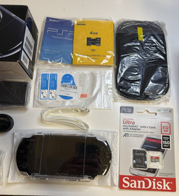 ✅Sony PSP 3000 Black Value Pack Body Open Box w/ Accessories + 512GB Japan✅