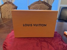 Louis Vuitton Orange Rectangle Gift Box Cardboard Designer Contemporary shoebox