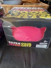 Schylling NeeDoh Super Cool Cats Tactile Squeeze Toy Pink Ages 3-4 Years