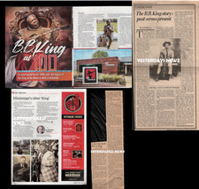 BB King Files :  Various clippings, pictures, ads and/or articles.
