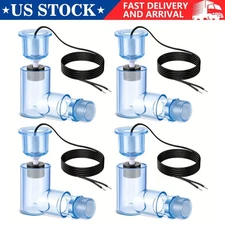 SS2 Condensate Float Switch Clear PVC Overflow Safety Level Sensor for HVAC Drai