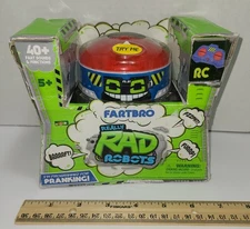 NIB Really RAD Robots Fartbro 40+ Sounds Remote Control Farting Toy Damaged Box