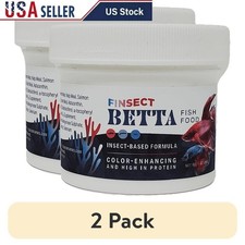 High Protein Betta Fish Food Insect Based Color Enhancer Vitamins Minerals New