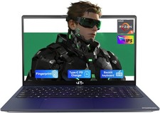 NIMO 15.6'' IPS FHD-Laptop, 8GB RAM 256GB SSD AMD Ryzen 5 Student Computer