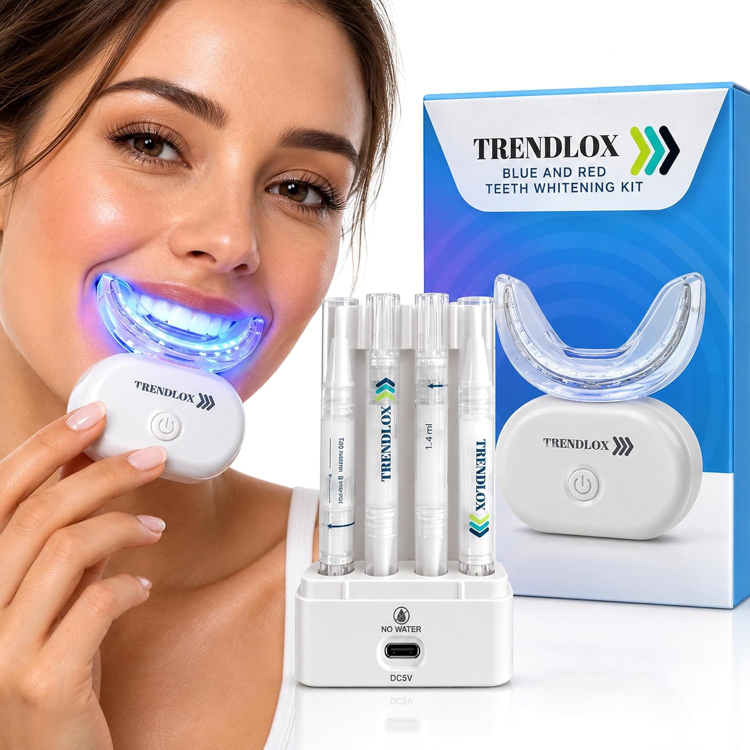 Trendlox Tr12 Led Teeth Whitening Kit - White - Image 3