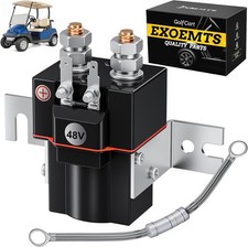 48V Club Car Solenoid, 4 Terminal Solenoid Coil for Club Car 1995-up DS  2004-2