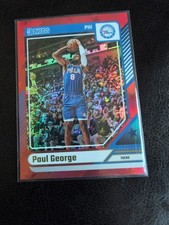 Paul George - 2022-24 Panini Donruss Choice International Red /125 #117