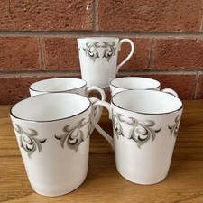 Vintage Royal Adderley Bone China 'Adelphi' 5 Demitasse Coffee cups replacements