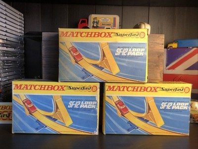 1x Matchbox Superfast Rennbahnzubehör SF-12 Loop Pack Mint 1. First OVP von 1970