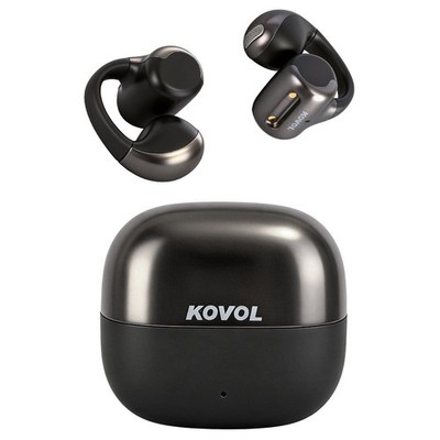 Bluetooth Kopfhörer, Open-Ear Ohrhörer mit Ohrbügel Sportkopfhörer mit Mikrofon