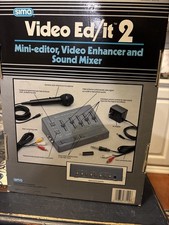 VINTAGE 1990 SIMA VIDEO ED/ IT 2 EDITOR SOUND MIXER 150 in '90