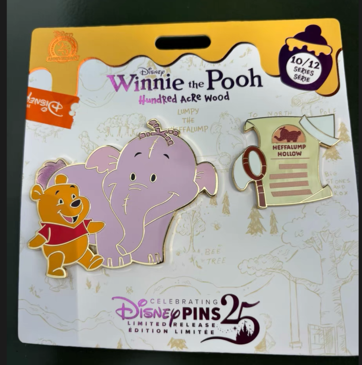 Authentic 2025 Disney Winnie The Pooh Hundred Acre Wood Pin Series 10/ ...