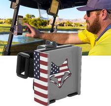 DESERT FOX GOLF Phone Caddy   Adjustable Golf Cart Phone Holder with Secure Stra