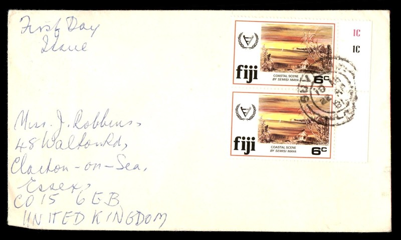 Mayfairstamps Fiji FDC 1981 Scenery Painting First Day Cover aaz_60749