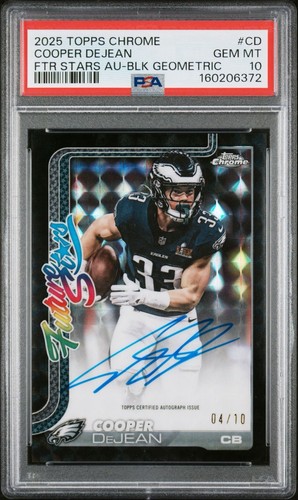2025 Topps Chrome Cooper Dejean Future Stars Autographs (RAW)