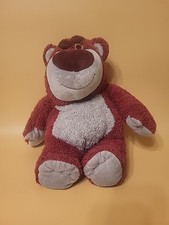 Disney Store 15" Lotso Huggin Bear Strawberry Scent Plush Toy Story 3