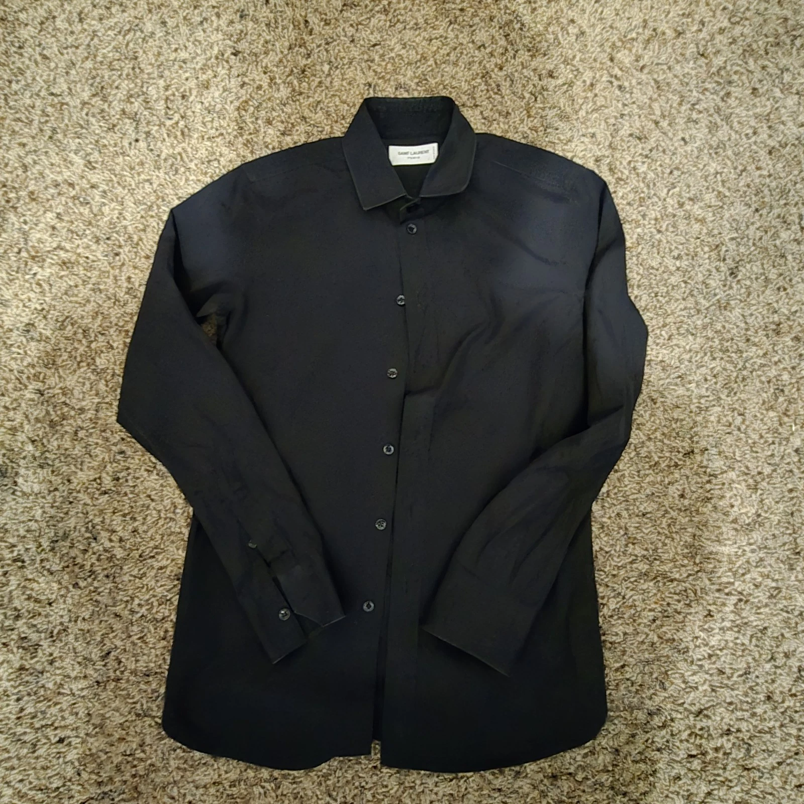 SAINT LAURENT (YSL) Pacchetto di 8 camicie a maniche lunghe autentiche YSL Saint Laurent (750 00 al dettaglio ciascuna)