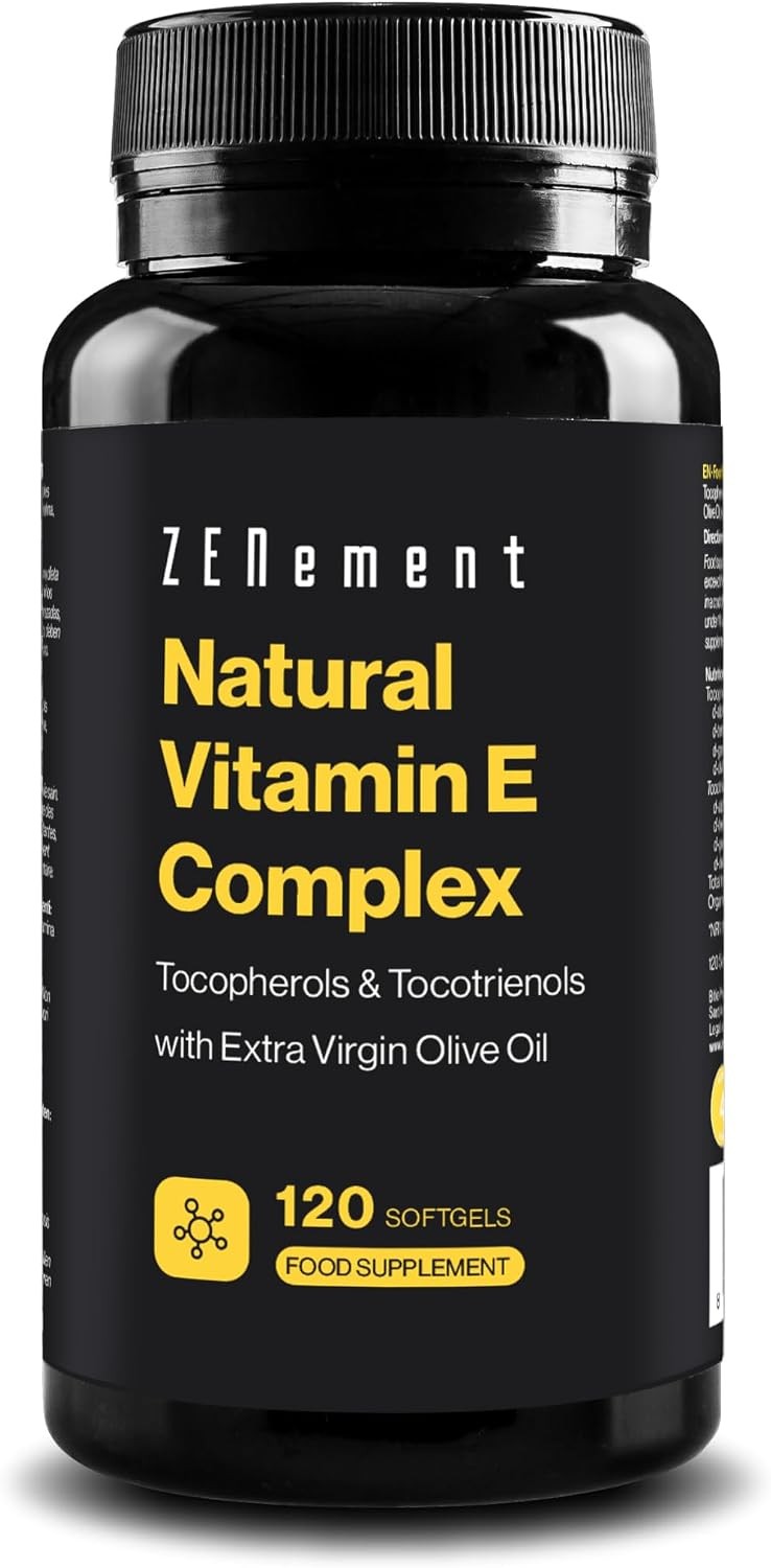Vitamin E Complex 120 Softgels Tocopherols Tocotrienols Antioxidant 4 Month - Image 5