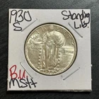 1930 S Standing Liberty Silver Quarter BU Uncirculated MS++ US 25c Type Coin