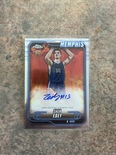 2024-25 Topps Chrome Basketball ZACH EDEY Rookie Auto Base #ZED