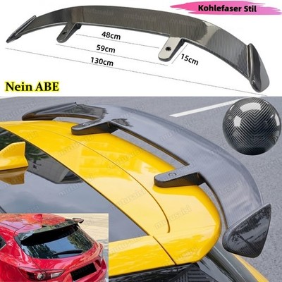 Dachspoiler Universell Für Schrägheck SUV Dachheckspoiler Flügel Kohlefaser Stil