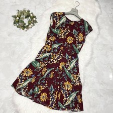PRADA Floral Short Sleeve Dress 40S