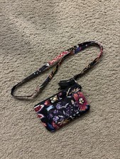 Vera Bradley Zip ID and Lanyard Set in Cotton Vineyard Floral
