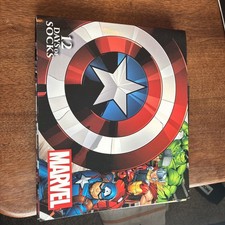 Marvel Avengers 12 Days of Socks, crew socks low cut socks Men's 6-12