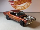 Hot Wheels Redline - Custom Cougar - Orange - Brown Int - HK - 1968