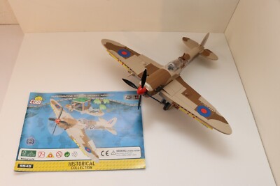 Cobi 5545, Supermarine Spitfire Mk.IX nur Flugzeug,  mit Anleitung, ohne OVP