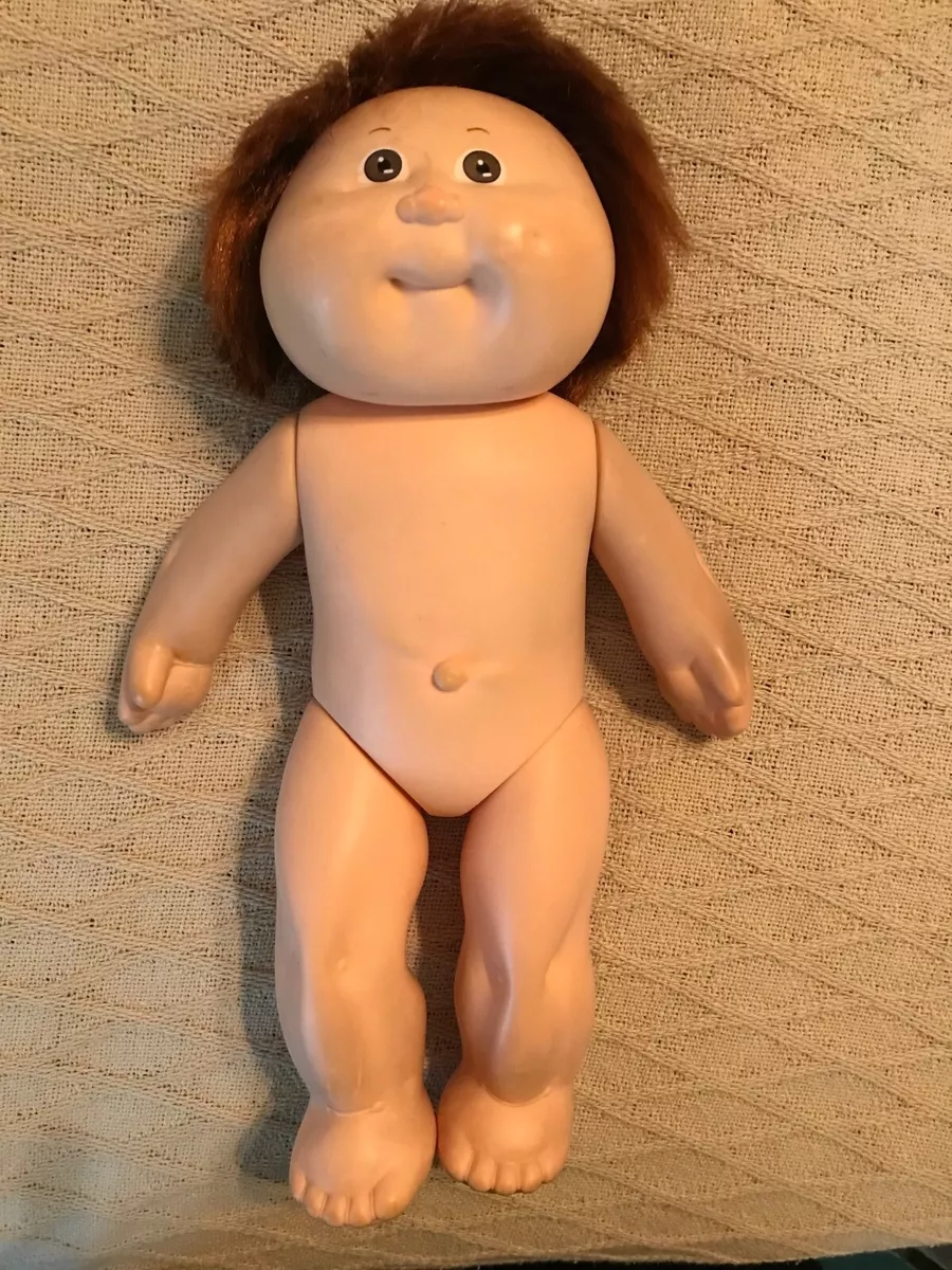 1987 vintage Cabbage Patch Kids splash jointed hard body brown
