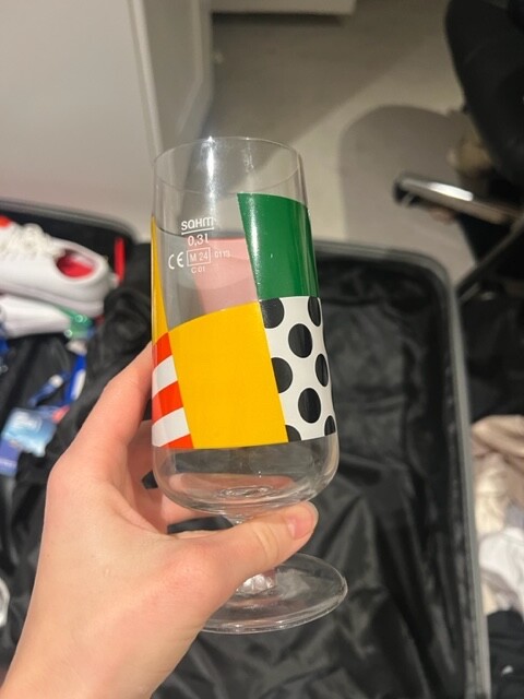 Verre 0,30L Bitburger Logo Euro 2024 - Allemagne, Transparent, Vaisselle Collector