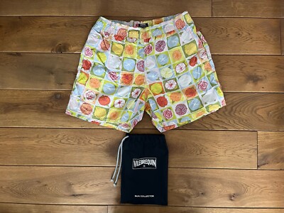 Vilebrequin x Ken Scott - Badehose  Carres De Fleurs  (XL)