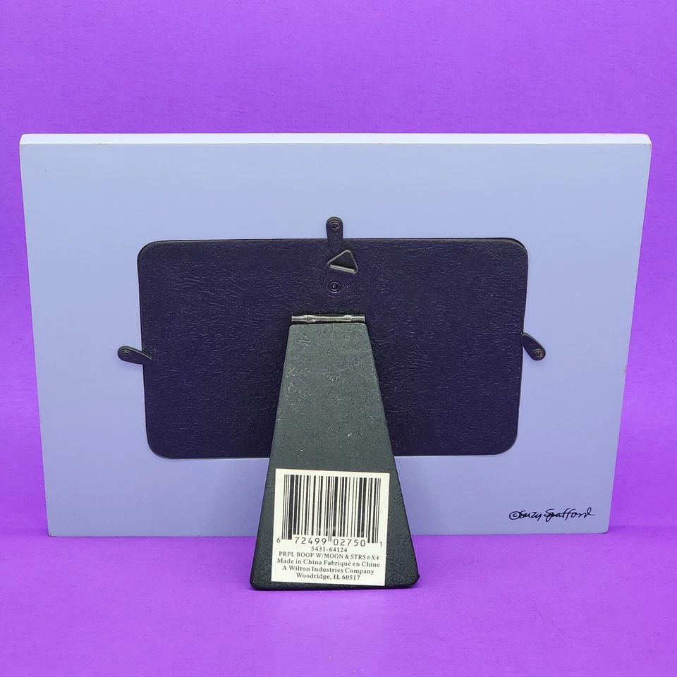 Marco de fotos Suzy Spafford Bear Zoo 6” X 4” niños bebé luna estrellas Foto 3 de 4