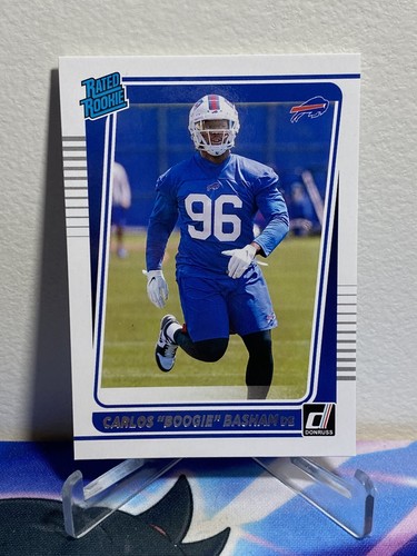 2021 Panini Donruss Football Carlos "Boogie" Basham #306 PSA 9