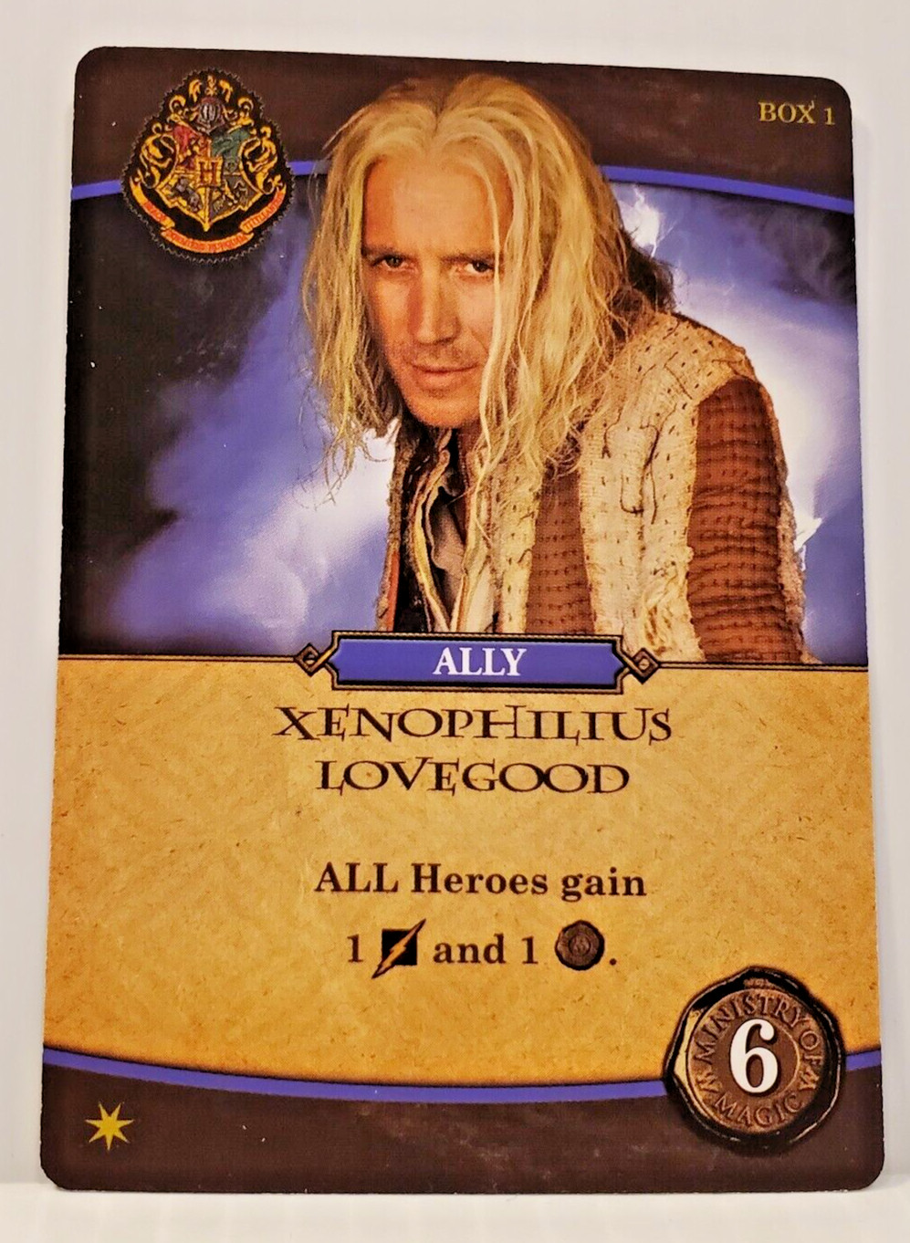 Xenophilius Lovegood Tarjeta Promocional Harry Potter Hogwarts Batalla Juego de Construcción de Mazos