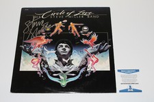 STEVE MILLER SIGNED CIRCLE OF LOVE VINYL RECORD ALBUM LP PROOF THE BAND COA BAS