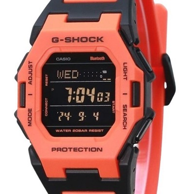 Casio G-SHOCK BLUETOOTH Dual Time Digital Quartz GD-B500FL-4 200M Mens Watch