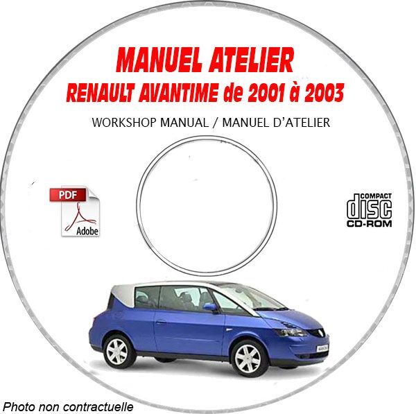 Manuel Atelier Renault Avantime pour Réparer l'Électricité du Coupé 01-03