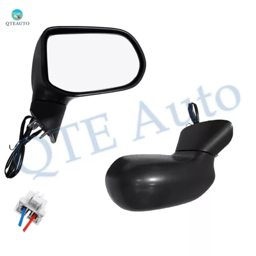 Pair of 2 Left-Right Side Power Foldaway View Mirror For 2006-2011 Honda Civic