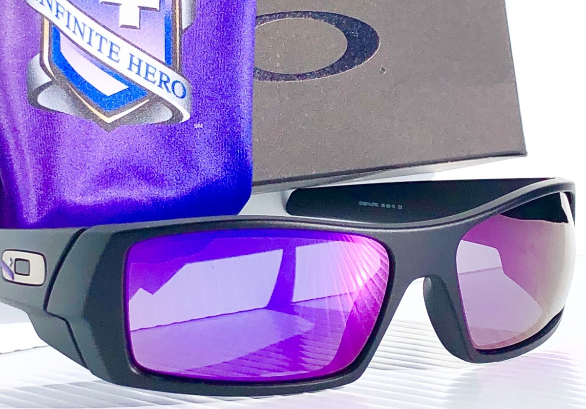 オークリーサングラス ガスカン INFINITE HERO 未使用品 NEW Oakley Gascan INFINITE HERO Black w POLARIZED Galaxy Purple