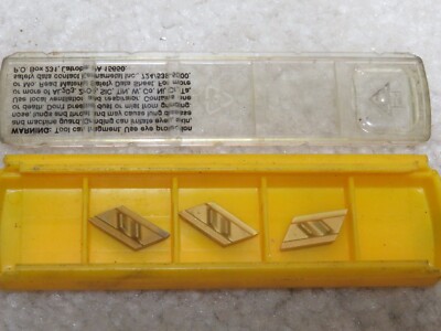 **READ**  Lot of (3) Kennametal NPR505 Grade KC850 Carbide Inserts KCGX110301R15