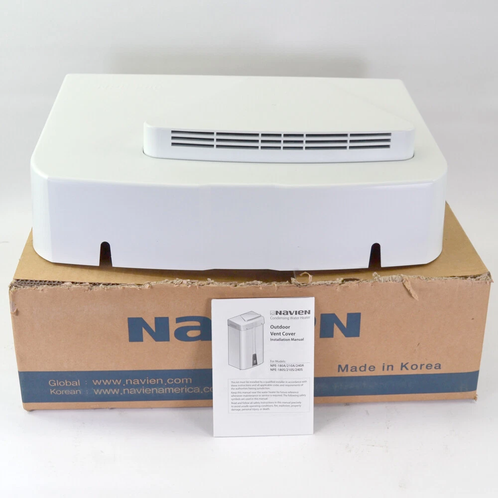 NEW Navien NPE-240 30010604A Outside Vent Kit Polypropylene White | eBay