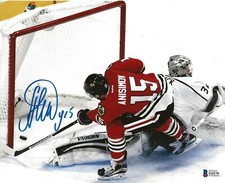Artem Anisimov signed Chicago Blackhawks 8x10 photo Hawks BAS Beckett Witnessed