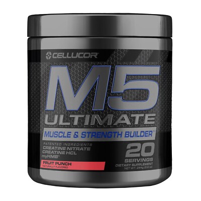 Cellucor M5 Ultimate Creatine Powder with Fruit Punch Flavor - Free Shipping