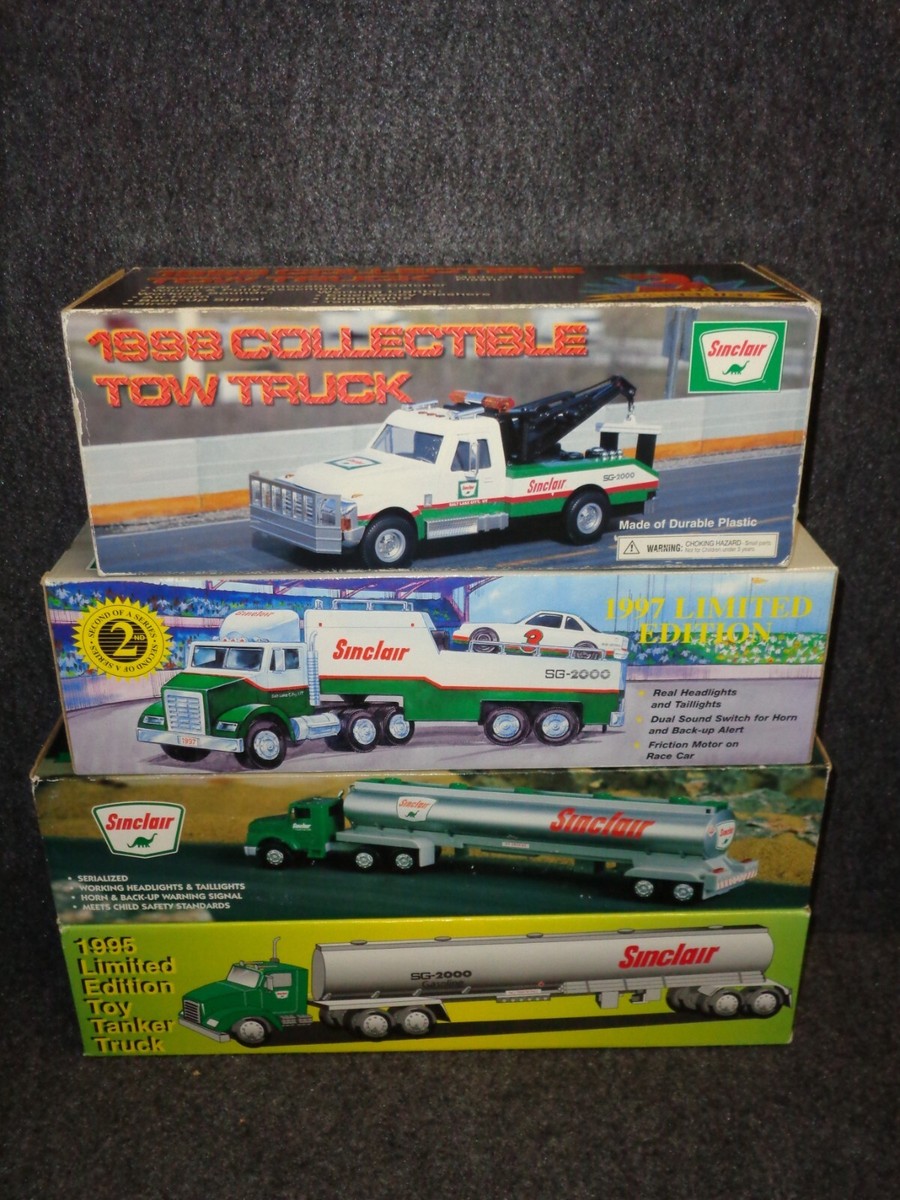 SINCLAIR GAS OIL 1995 96 TANKER TRUCK 97 CAR CARRIER 98 Tow