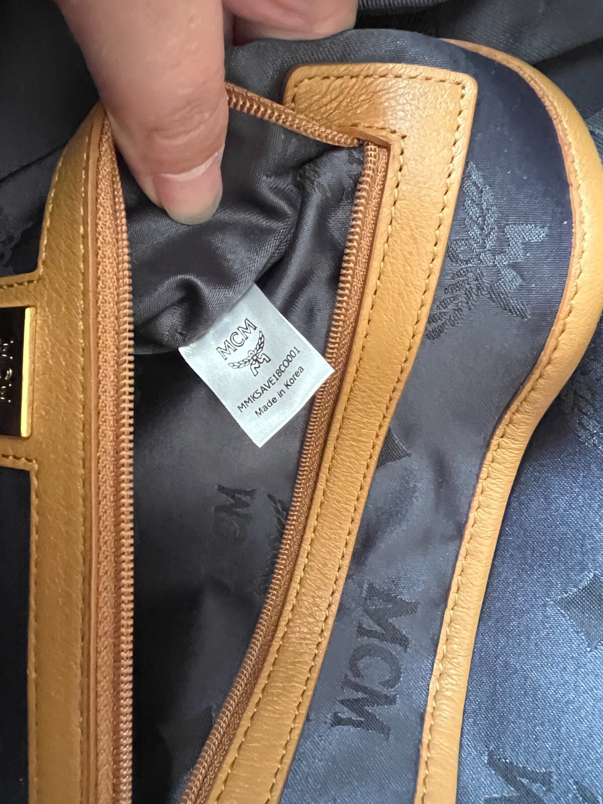 MCM Studs Backpack Rucksack Logogram MMK5SVE18CO0… - image 16